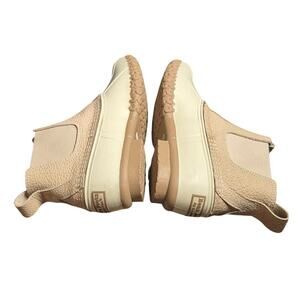 L.L. Bean Bean Boots Chelsea Duck Tan Leather Womens Size 10